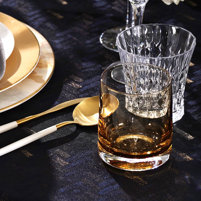 Midnight Glamour: Custom Wholesale Navy Blue Banquet Table Linens Set - Image 18